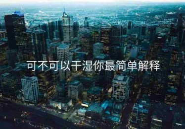 可不可以干湿你最简单解释