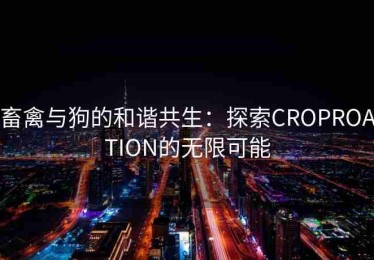 畜禽与狗的和谐共生：探索CROPROATION的无限可能